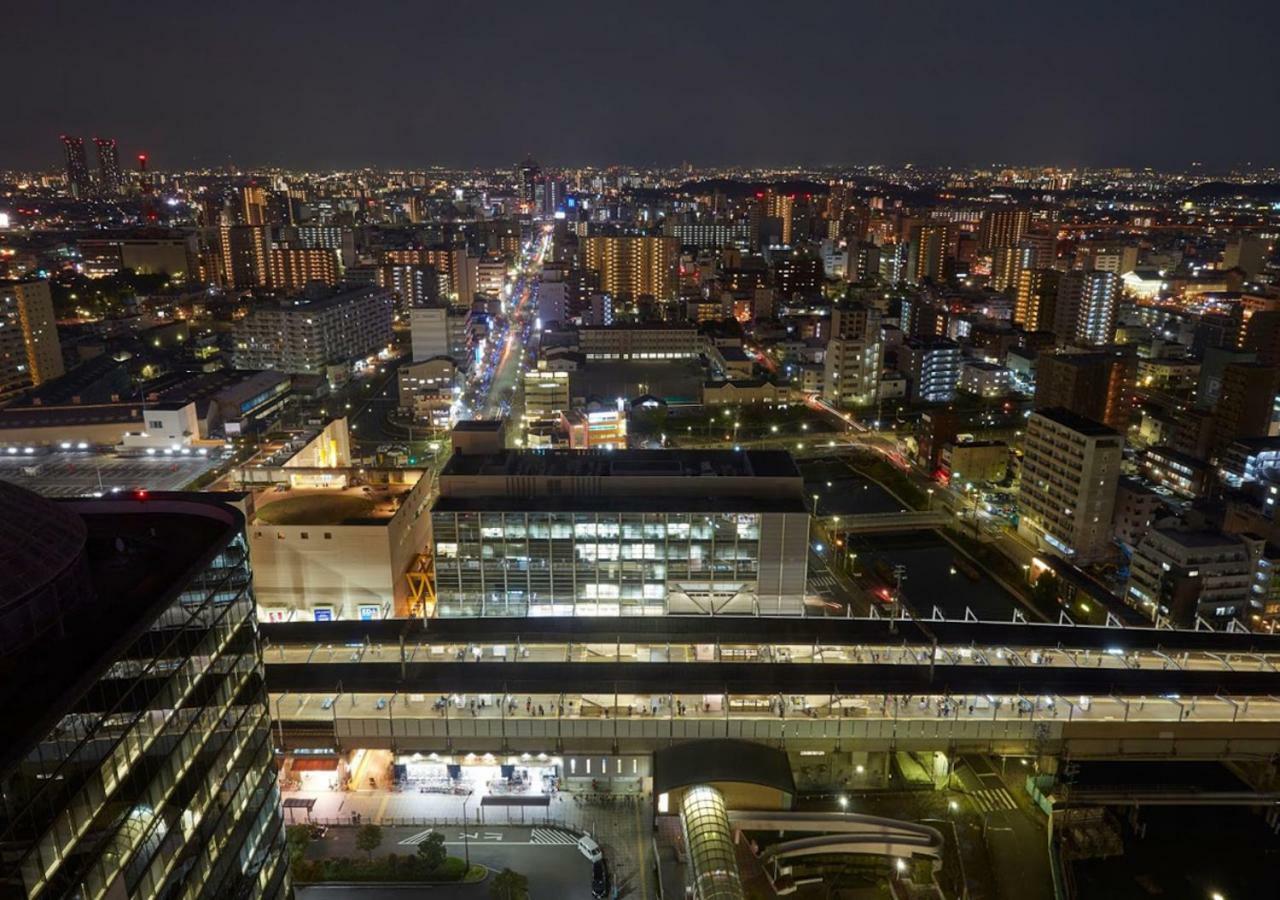 Hotel Agora Regency Osaka Sakai Sakai  Zewnętrze zdjęcie View of the station at night
